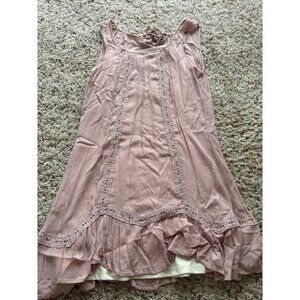 Lu Pepper Women's Pink Dress Size Small With Forever 21 Slip Dress Size Medium